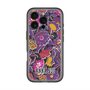 スリムプロテクションプレミアムケース with MagSafe［ ANNA SUI - ガーデンフワラー - マゼンタ ］