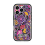 スリムプロテクションプレミアムケース with MagSafe［ ANNA SUI - ガーデンフワラー - マゼンタ ］