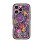 スリムプロテクションプレミアムケース with MagSafe［ ANNA SUI - ガーデンフワラー - マゼンタ ］