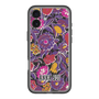 スリムプロテクションプレミアムケース with MagSafe［ ANNA SUI - ガーデンフワラー - マゼンタ ］