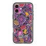 スリムプロテクションプレミアムケース with MagSafe［ ANNA SUI - ガーデンフワラー - マゼンタ ］