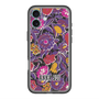 スリムプロテクションプレミアムケース with MagSafe［ ANNA SUI - ガーデンフワラー - マゼンタ ］