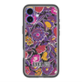 スリムプロテクションプレミアムケース with MagSafe［ ANNA SUI - ガーデンフワラー - マゼンタ ］