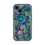 スリムプロテクションプレミアムケース with MagSafe［ ANNA SUI - ガーデンフワラー - シアン ］