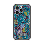 スリムプロテクションプレミアムケース with MagSafe［ ANNA SUI - ガーデンフワラー - シアン ］