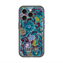 スリムプロテクションプレミアムケース with MagSafe［ ANNA SUI - ガーデンフワラー - シアン ］