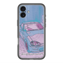 スリムプロテクションプレミアムケース with MagSafe［ CAPPUCCINO Halftone - Purple ］