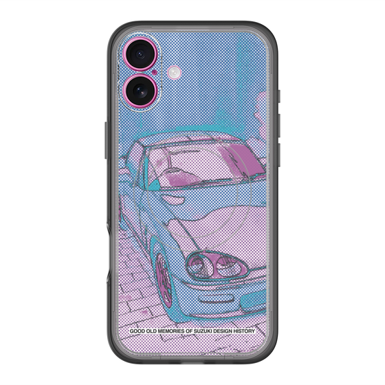 スリムプロテクションプレミアムケース with MagSafe［ CAPPUCCINO Halftone - Purple ］