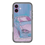 スリムプロテクションプレミアムケース with MagSafe［ CAPPUCCINO Halftone - Purple ］