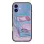 スリムプロテクションプレミアムケース with MagSafe［ CAPPUCCINO Halftone - Purple ］
