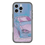 スリムプロテクションプレミアムケース with MagSafe［ CAPPUCCINO Halftone - Purple ］