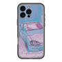 スリムプロテクションプレミアムケース with MagSafe［ CAPPUCCINO Halftone - Purple ］