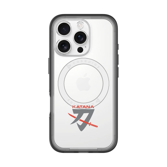 スリムプロテクションプレミアムケース with MagSafe［ KATANA logo ］