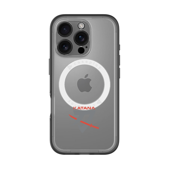 スリムプロテクションプレミアムケース with MagSafe［ KATANA logo ］