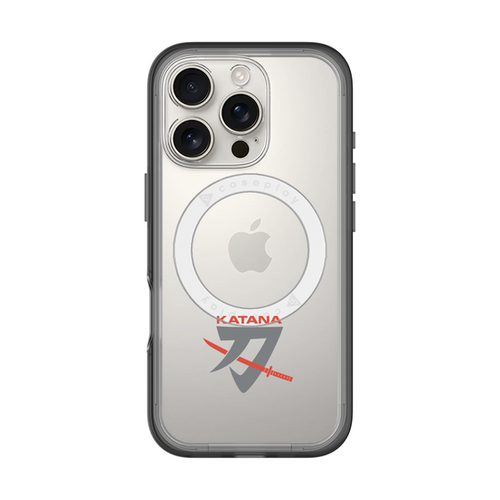 スリムプロテクションプレミアムケース with MagSafe［ KATANA logo ］