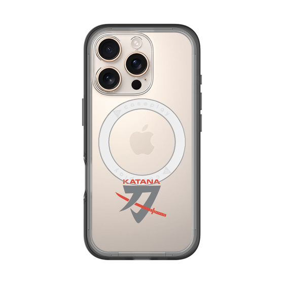 スリムプロテクションプレミアムケース with MagSafe［ KATANA logo ］