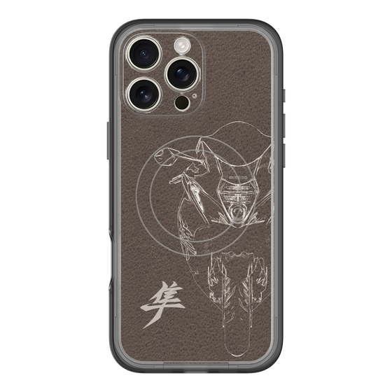 スリムプロテクションプレミアムケース with MagSafe［ Hayabusa Front ］