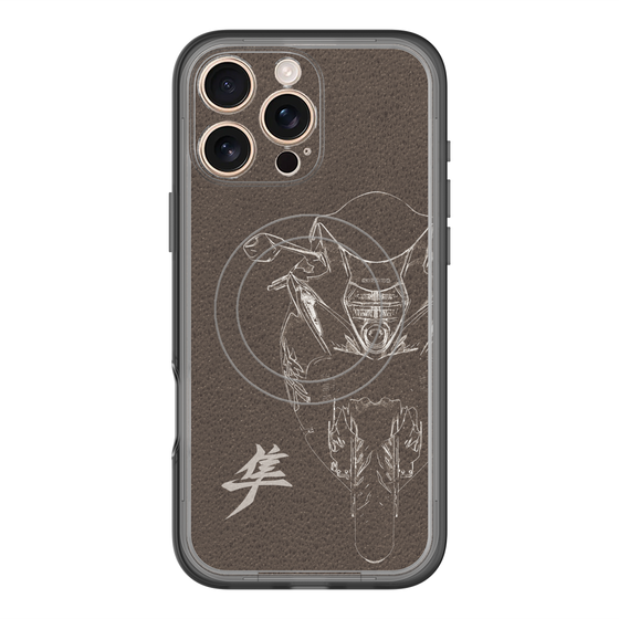 スリムプロテクションプレミアムケース with MagSafe［ Hayabusa Front ］