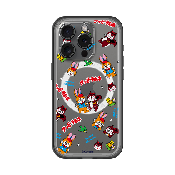 スリムプロテクションプレミアムケース with MagSafe［ クッピーラムネ - クッピーとラム ］