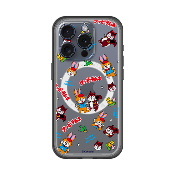 スリムプロテクションプレミアムケース with MagSafe［ クッピーラムネ - クッピーとラム ］