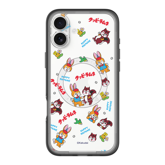 スリムプロテクションプレミアムケース with MagSafe［ クッピーラムネ - クッピーとラム ］