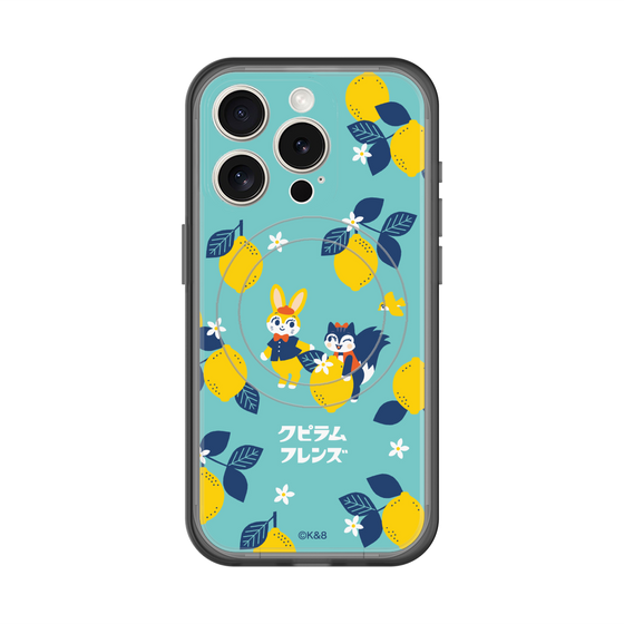 スリムプロテクションプレミアムケース with MagSafe［ クピラムフレンズ - レモン ］