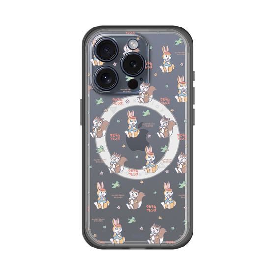 スリムプロテクションプレミアムケース with MagSafe［ クピラムフレンズ - フェイス ］