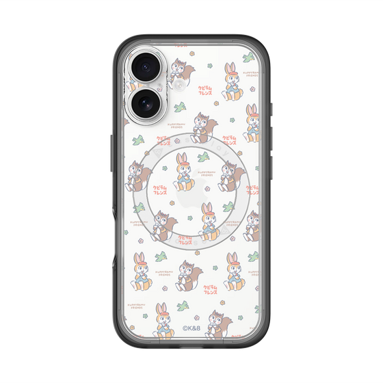 スリムプロテクションプレミアムケース with MagSafe［ クピラムフレンズ - フェイス ］