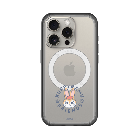スリムプロテクションプレミアムケース with MagSafe［ クピラムフレンズ - ロゴ - クッピー ］