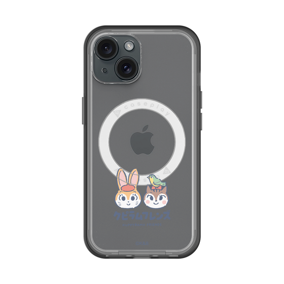 スリムプロテクションプレミアムケース with MagSafe［ クピラムフレンズ - ロゴ - 仲良し ］