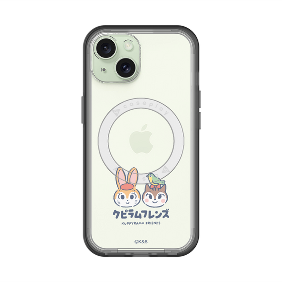 スリムプロテクションプレミアムケース with MagSafe［ クピラムフレンズ - ロゴ - 仲良し ］