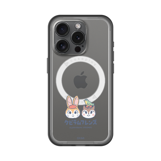 スリムプロテクションプレミアムケース with MagSafe［ クピラムフレンズ - ロゴ - 仲良し ］