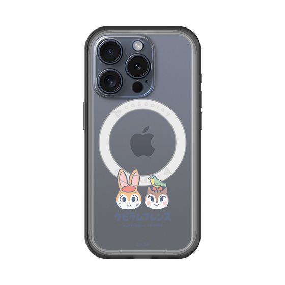 スリムプロテクションプレミアムケース with MagSafe［ クピラムフレンズ - ロゴ - 仲良し ］