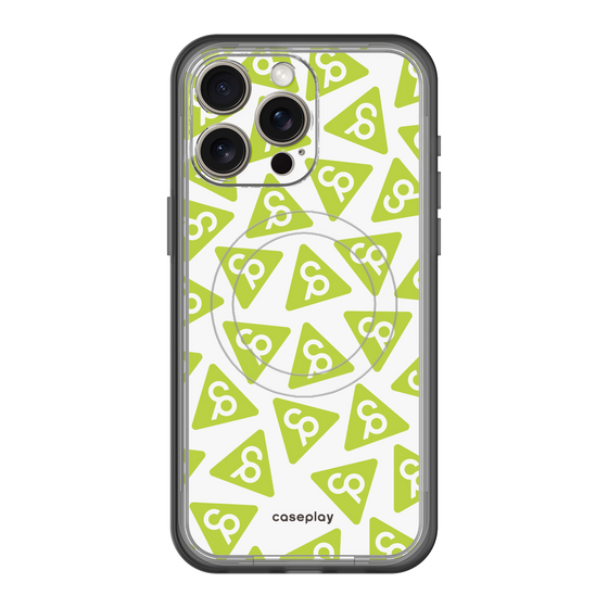 スリムプロテクションプレミアムケース with MagSafe［ オリジナル - CASEPLAYロゴマーク - グリーン ］