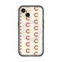 スリムプロテクションプレミアムケース with MagSafe［ オリジナル - CASEPLAYイニシャル総柄 - オレンジ ］