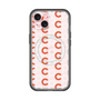 スリムプロテクションプレミアムケース with MagSafe［ オリジナル - CASEPLAYイニシャル総柄 - オレンジ ］