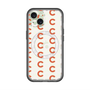スリムプロテクションプレミアムケース with MagSafe［ オリジナル - CASEPLAYイニシャル総柄 - オレンジ ］