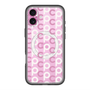 スリムプロテクションプレミアムケース with MagSafe［ オリジナル - CASEPLAYイニシャル総柄 - ピンク ］