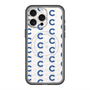 スリムプロテクションプレミアムケース with MagSafe［ オリジナル - CASEPLAYイニシャル総柄 - ネイビー ］