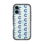 スリムプロテクションプレミアムケース with MagSafe［ オリジナル - CASEPLAYイニシャル総柄 - ネイビー ］