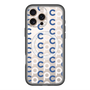 スリムプロテクションプレミアムケース with MagSafe［ オリジナル - CASEPLAYイニシャル総柄 - ネイビー ］