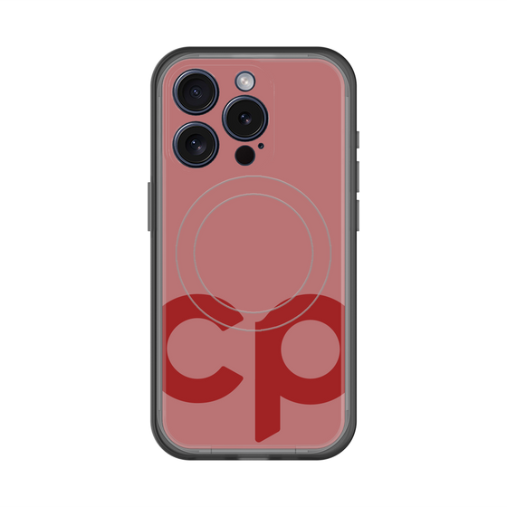 スリムプロテクションプレミアムケース with MagSafe［ オリジナル - CASEPLAYイニシャル - レッド ］