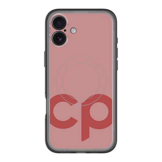 スリムプロテクションプレミアムケース with MagSafe［ オリジナル - CASEPLAYイニシャル - レッド ］