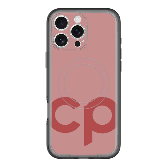 スリムプロテクションプレミアムケース with MagSafe［ オリジナル - CASEPLAYイニシャル - レッド ］