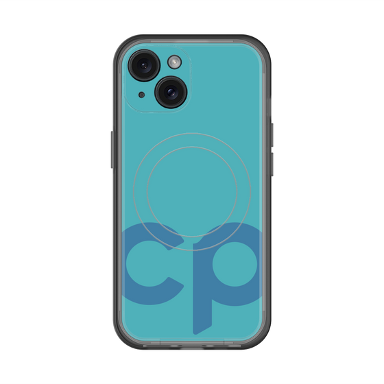 スリムプロテクションプレミアムケース with MagSafe［ オリジナル - CASEPLAYイニシャル - ライトブルー ］
