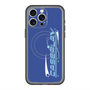 スリムプロテクションプレミアムケース with MagSafe［ オリジナル - Y2Kアレンジ - ブルー ］