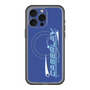 スリムプロテクションプレミアムケース with MagSafe［ オリジナル - Y2Kアレンジ - ブルー ］