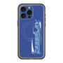 スリムプロテクションプレミアムケース with MagSafe［ オリジナル - Y2Kアレンジ - ブルー ］