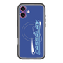 スリムプロテクションプレミアムケース with MagSafe［ オリジナル - Y2Kアレンジ - ブルー ］