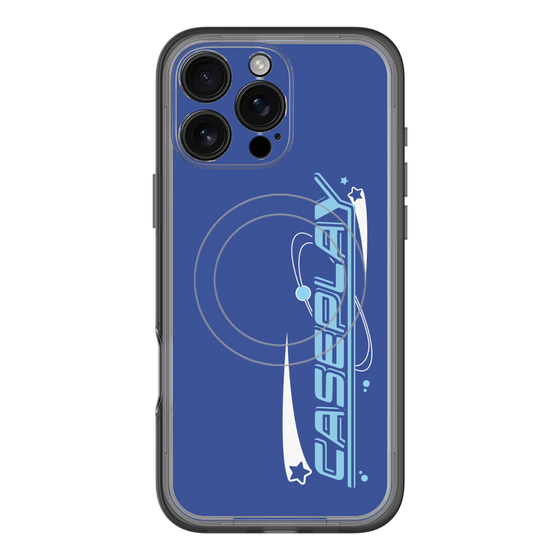 スリムプロテクションプレミアムケース with MagSafe［ オリジナル - Y2Kアレンジ - ブルー ］